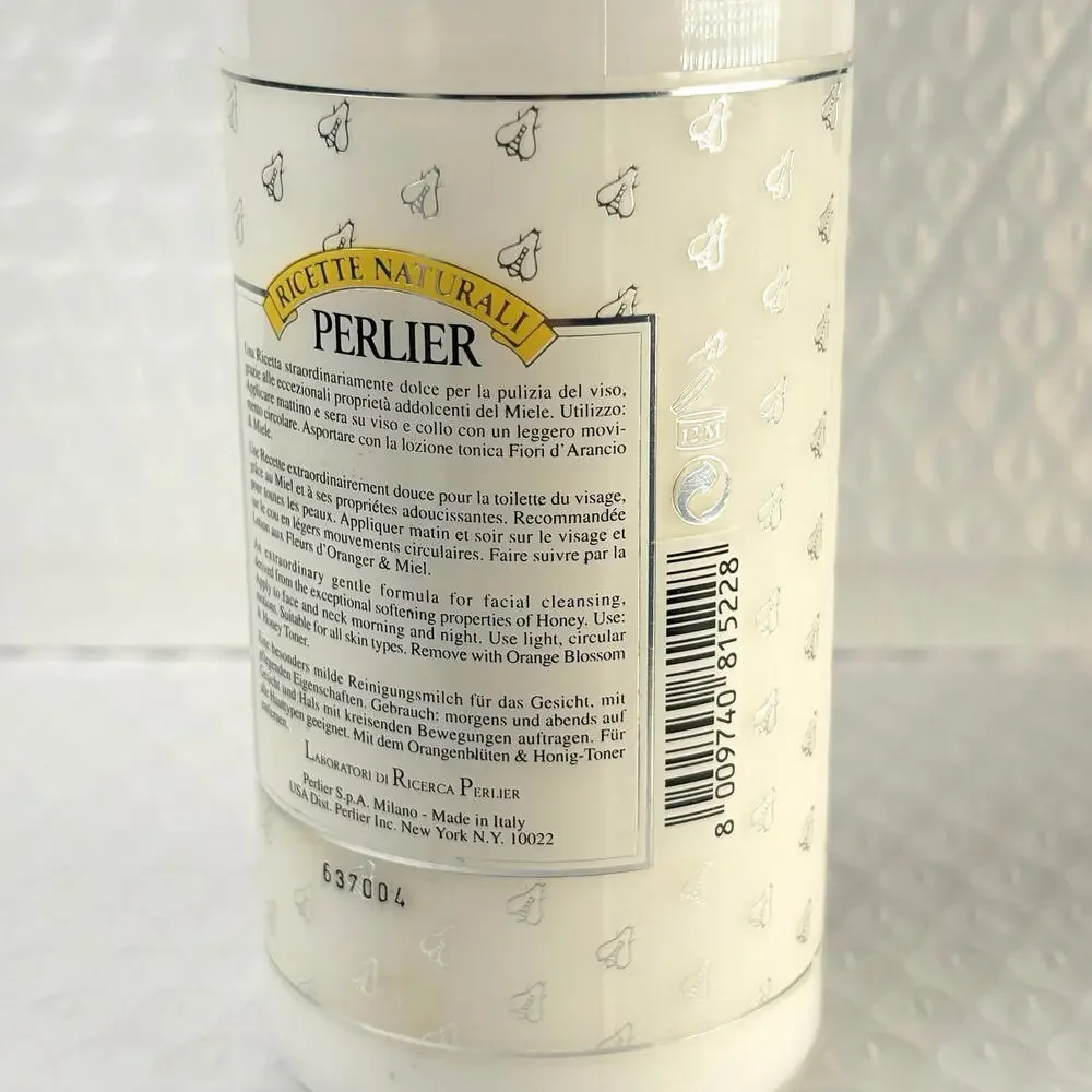 PERLIER Set of 2x Honey Milk Lait Miel Cleanser Sensitive Skin 250ml Sealed